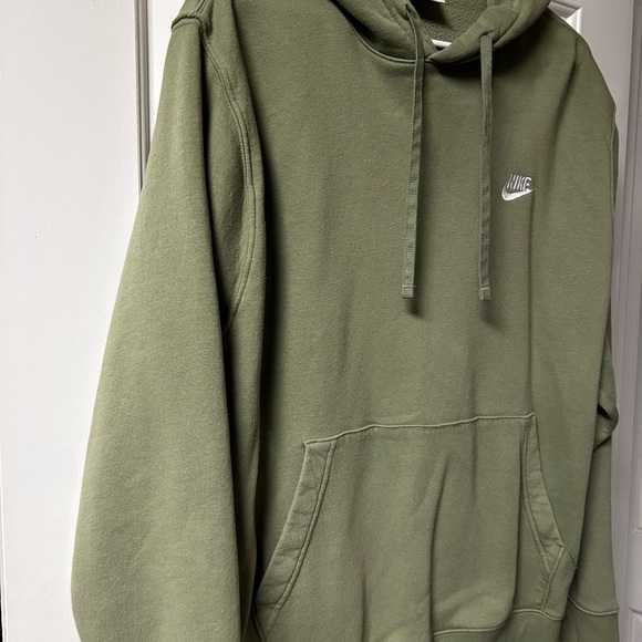 Nike Men's Olive Hoodie - Picture 2 of 3